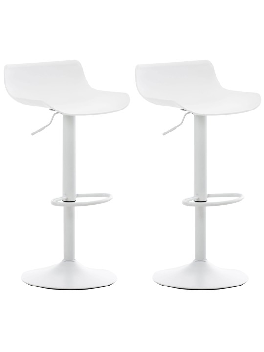 2 db Aveiro bárszék szett, fehér