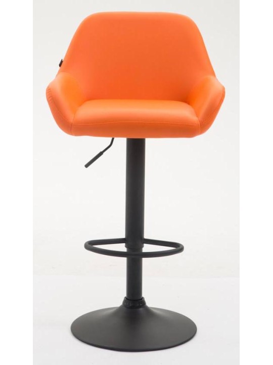 2 db bárszék Braga műbőr készlet, narancs
