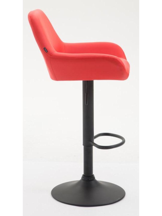 2 db bárszék Braga műbőr készlet, piros