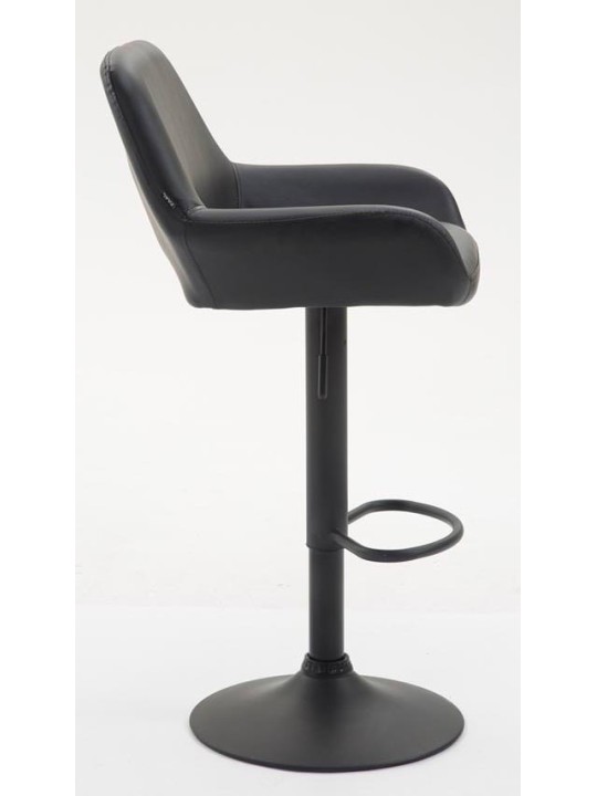 2 db bárszék Braga műbőr készlet, fekete