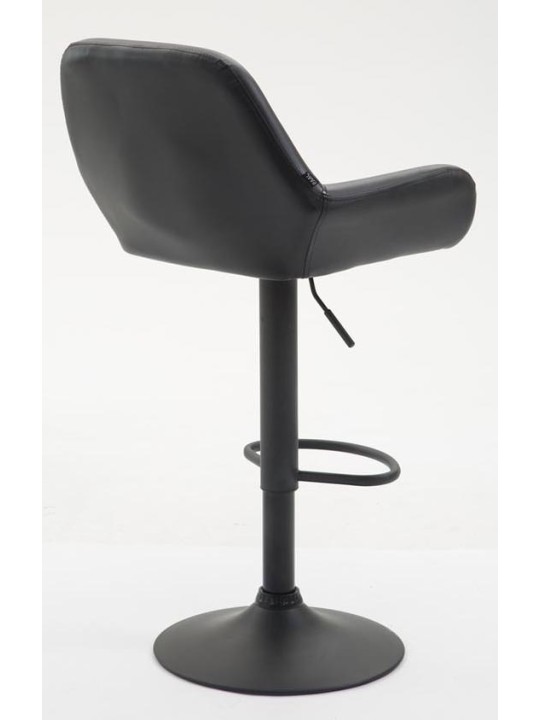 2 db bárszék Braga műbőr készlet, fekete