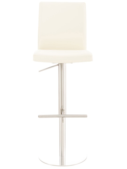 Bárszék Cadiz műbőr rozsdamentes acél, krém Bárszék Cadiz műbőr rozsdamentes acél, krém