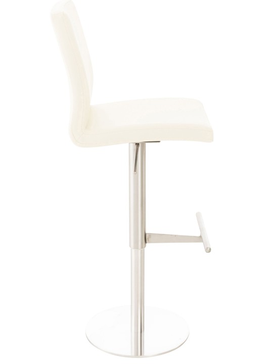 Bárszék Cadiz műbőr rozsdamentes acél, krém Bárszék Cadiz műbőr rozsdamentes acél, krém