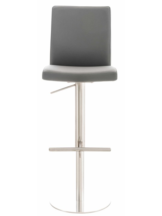 Bárszék Cadiz műbőr rozsdamentes acél, szürke Bárszék Cadiz műbőr rozsdamentes acél, szürke