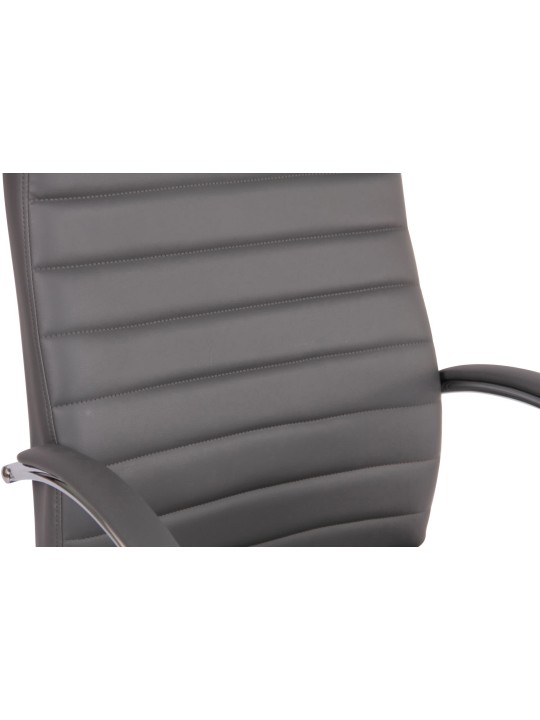 Valais műbőr irodai szék masszázs funkcióval, szürke