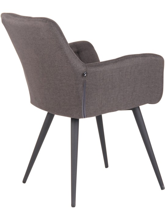 Lyss szövet étkezőszék, sötétszürke