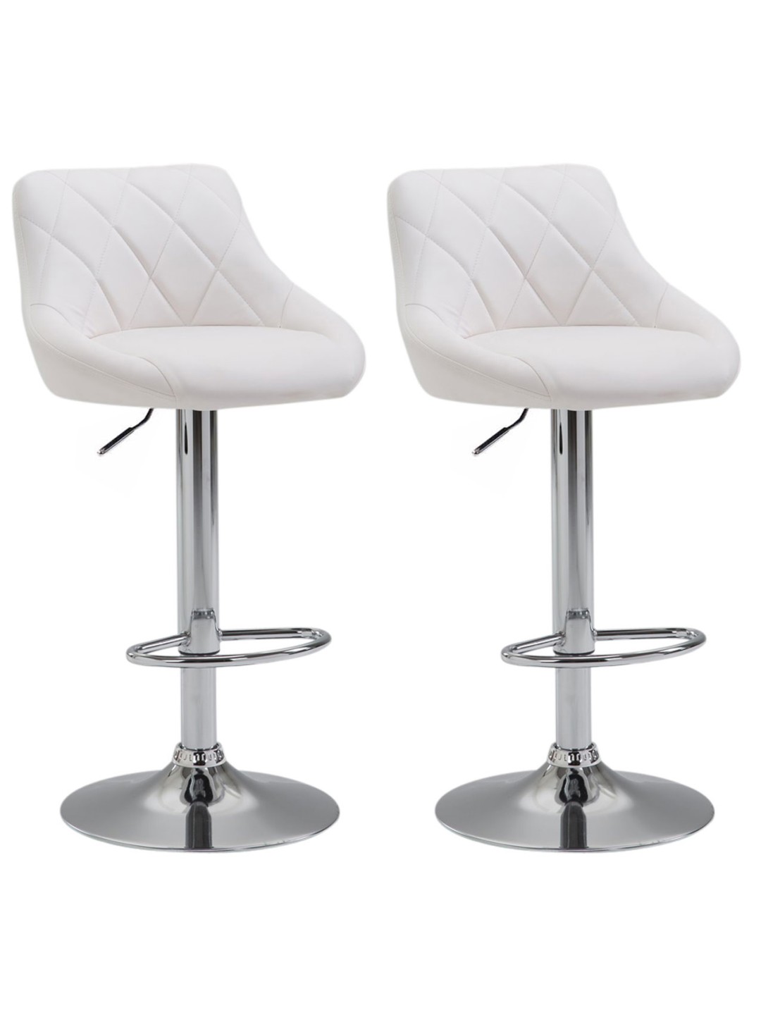 2 db-os bárszék Lazio műbőr C, fehér