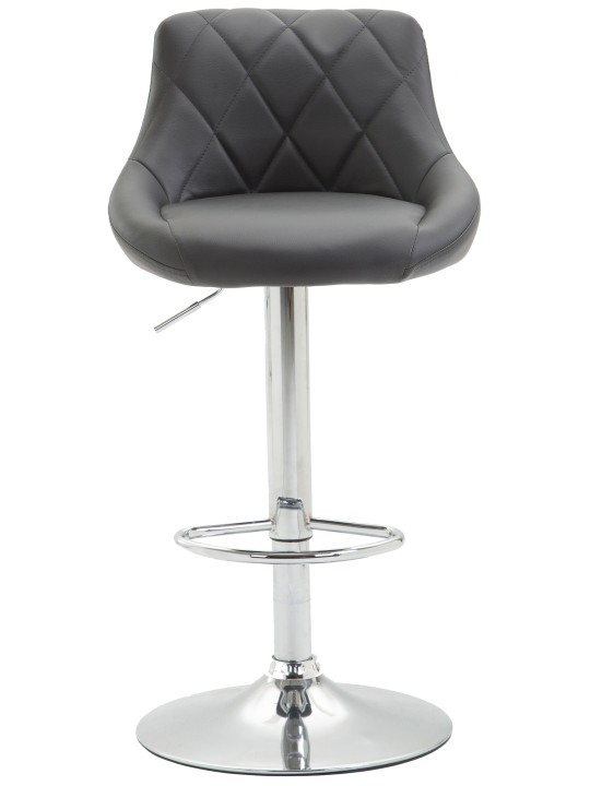 2 db-os bárszék Lazio műbőr C, szürke