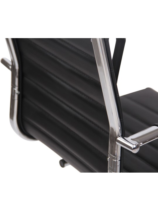 Balve műbőr látogatói szék, fekete