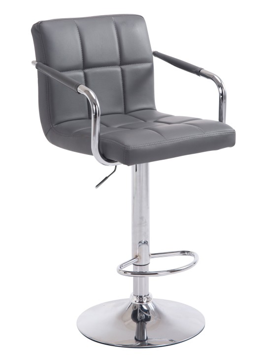 Lucy V2 krómozott bárszék, szürke