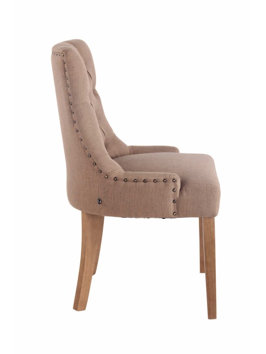 2 db étkezőszék szett Aberdeen szövet antik-light, taupe
