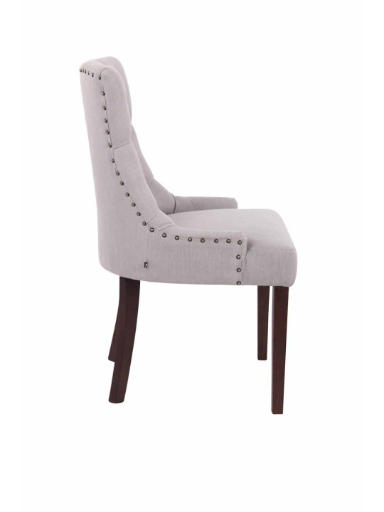 2 db étkezőszék szett Aberdeen antik szövetből, szürke