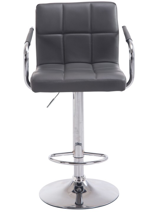 Lucy V2 krómozott bárszék, szürke