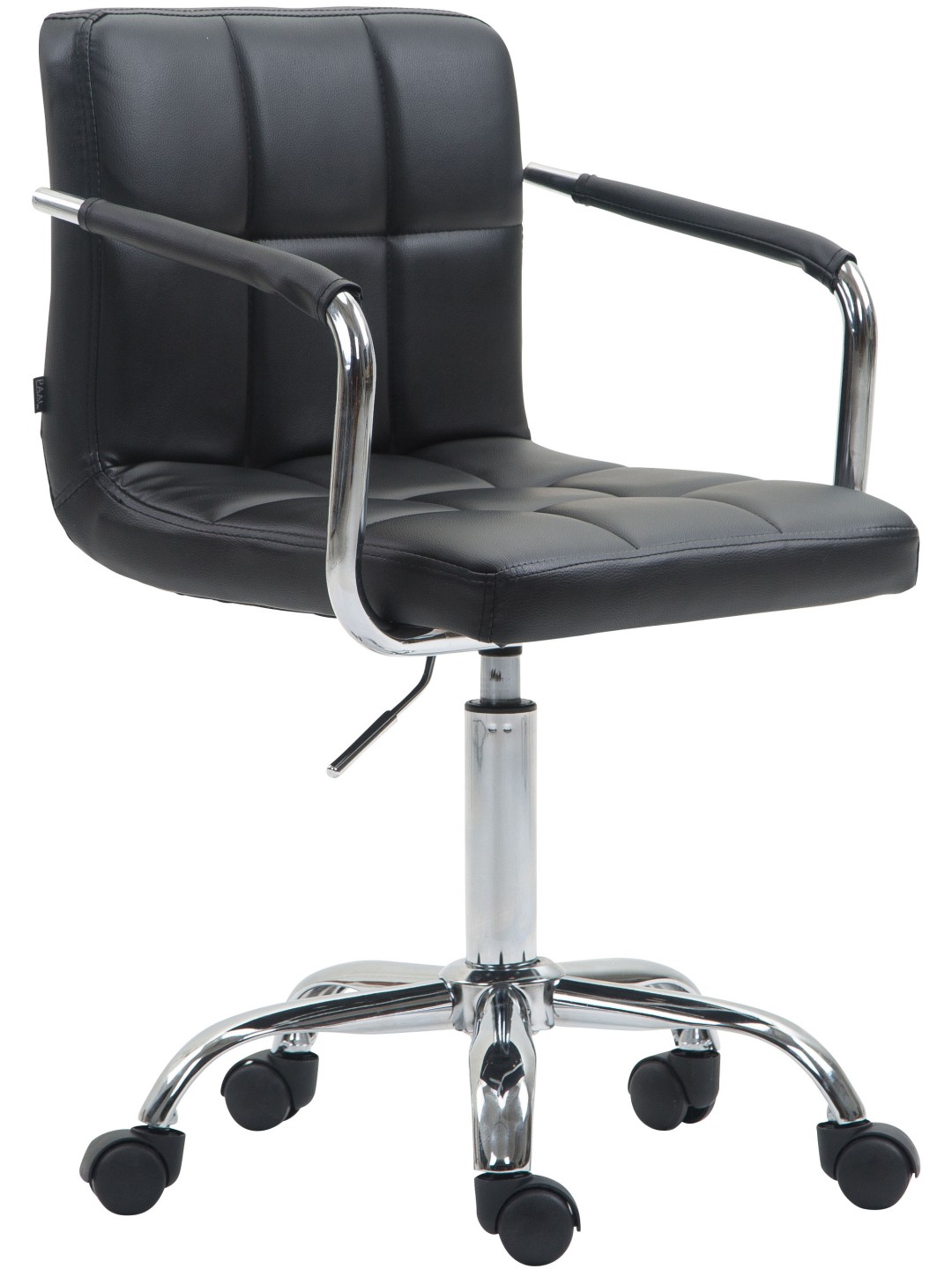 Lucy V2 műbőr irodai szék, fekete