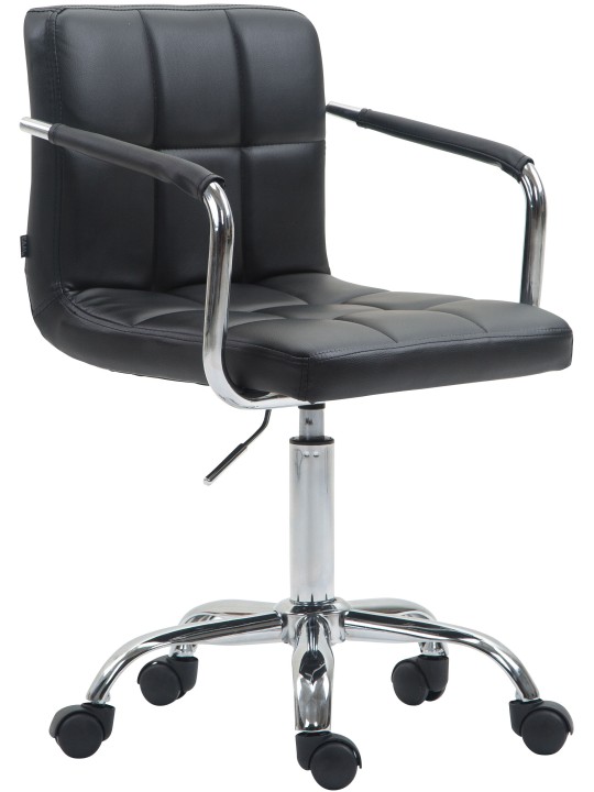 Lucy V2 műbőr irodai szék, fekete