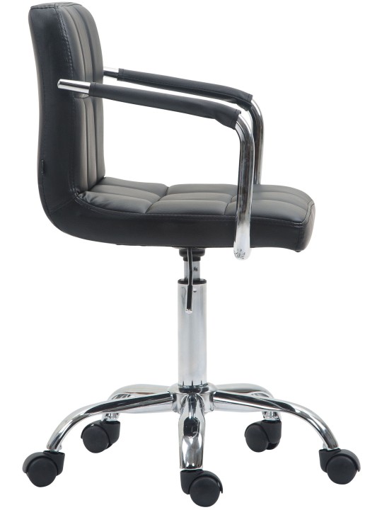 Lucy V2 műbőr irodai szék, fekete