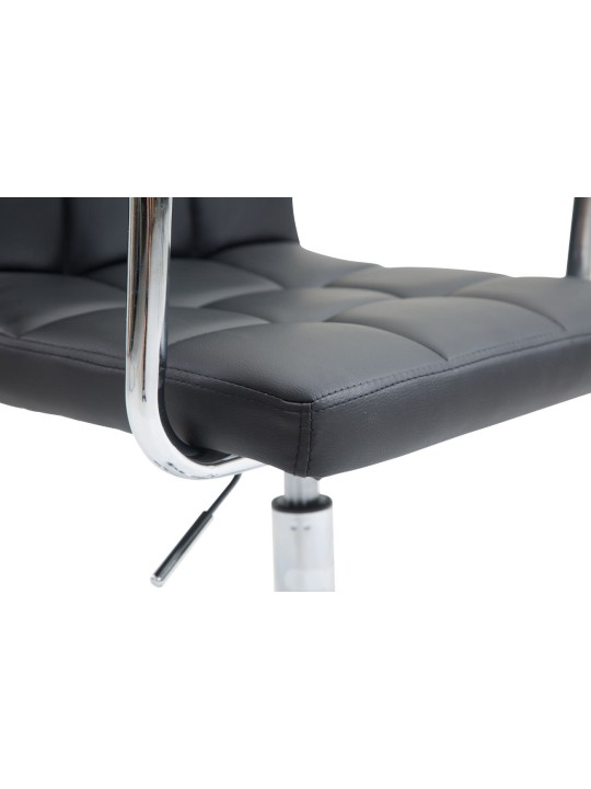 Lucy V2 műbőr irodai szék, fekete