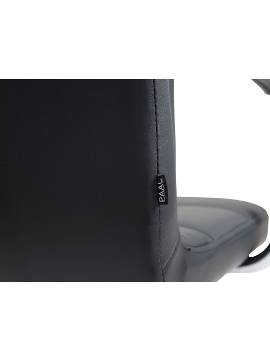 Lucy V2 műbőr irodai szék, fekete