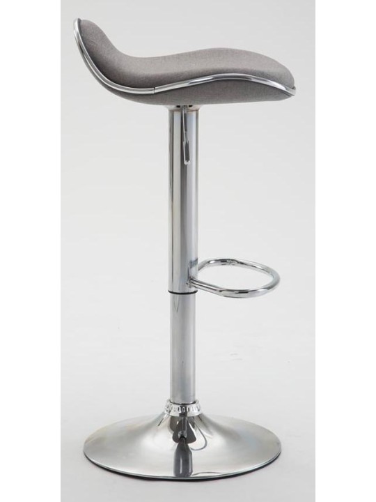 2 db bárszék készlet Shanghai textil C, világosszürke