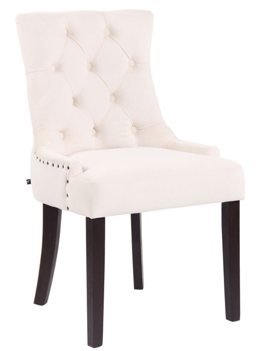 Étkezőszék Aberdeen bársony antik, krém