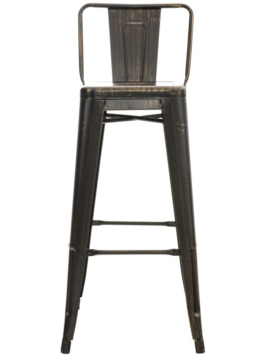 4 db Mason bárszék készlet, fekete-arany