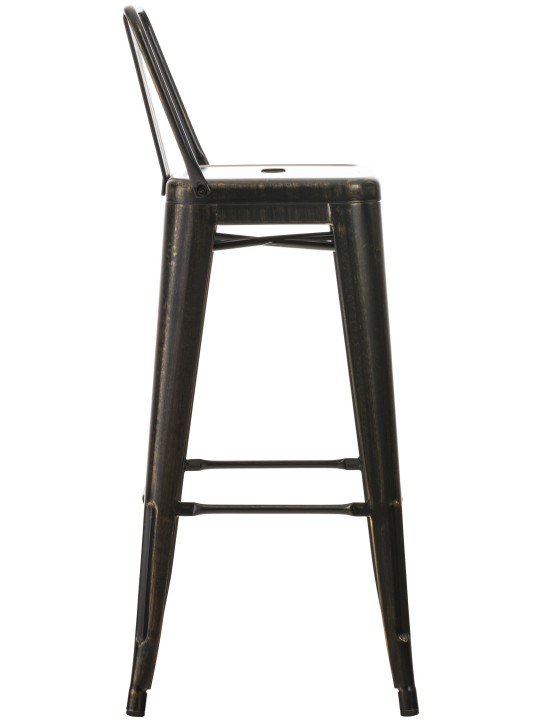 4 db Mason bárszék készlet, fekete-arany