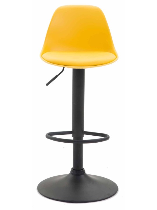 2 db Kiel műanyag bárszék készlet, sárga