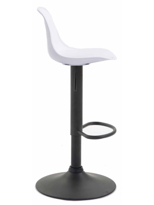 2 db Kiel műanyag bárszék készlet, fehér