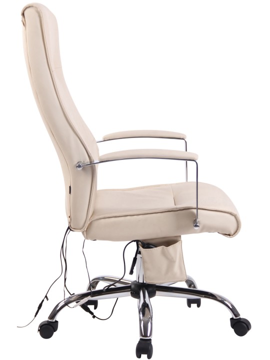 Portland műbőr irodai szék masszázs funkcióval, krém