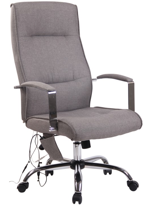 Portland szövet irodai szék masszázs funkcióval, szürke