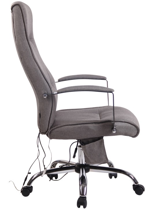 Portland szövet irodai szék masszázs funkcióval, szürke