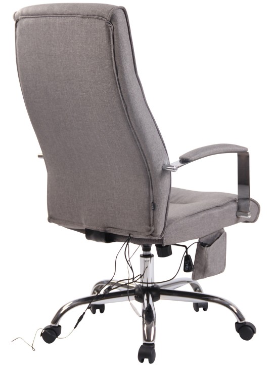 Portland szövet irodai szék masszázs funkcióval, szürke