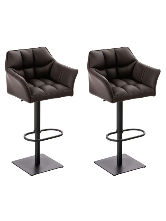 2 db bárszék szett Damaso műbőr, barna 2 db bárszék szett Damaso műbőr, barna