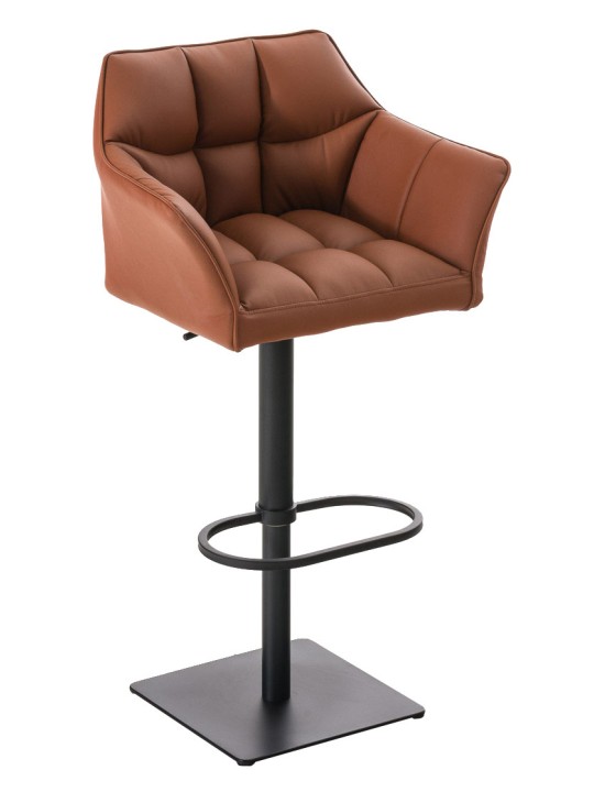 2 db bárszék szett Damaso műbőr, világosbarna