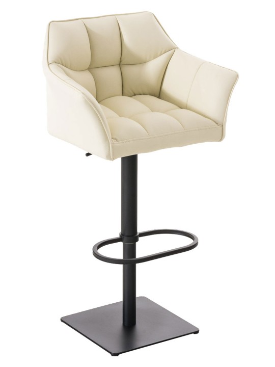 2 db bárszék szett Damaso műbőr, krém