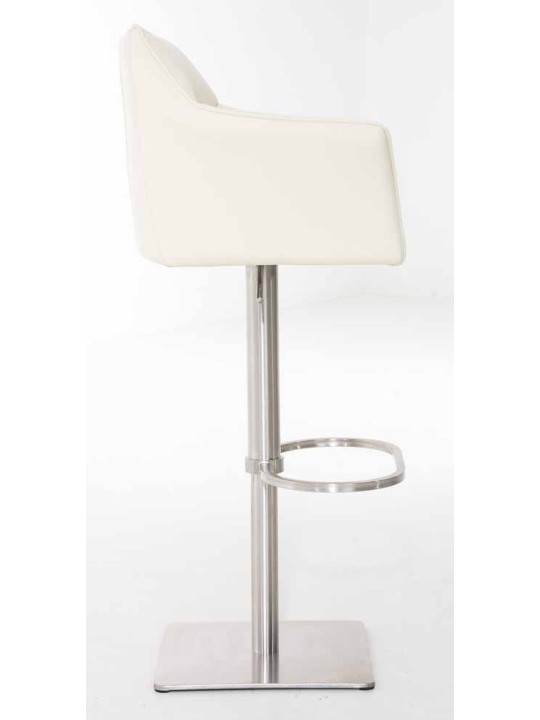 2 db bárszék szett Damaso műbőr rozsdamentes acél, krém 2 db bárszék szett Damaso műbőr rozsdamentes acél, krém