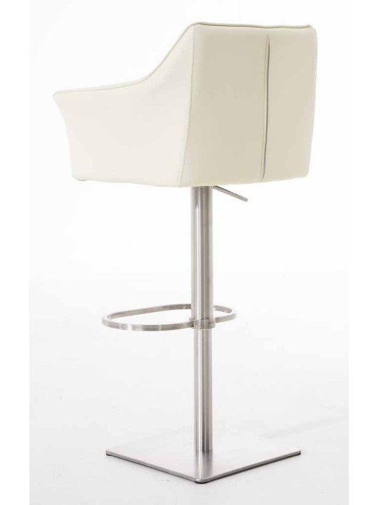 2 db bárszék szett Damaso műbőr rozsdamentes acél, krém 2 db bárszék szett Damaso műbőr rozsdamentes acél, krém