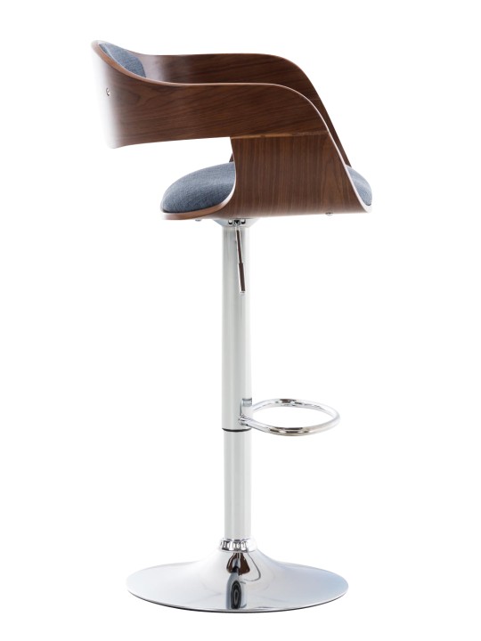 2 db Kingston C szövet bárszék készlet, dió/kék 2 db Kingston C szövet bárszék készlet, dió/kék