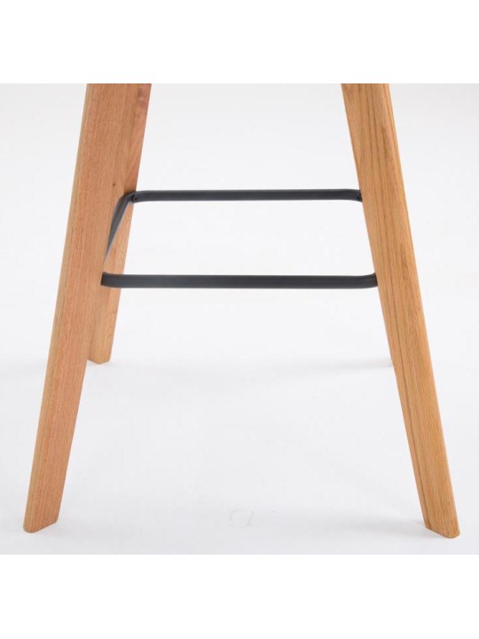 2 db-os bárszék Metz natúr műbőr szett, barna