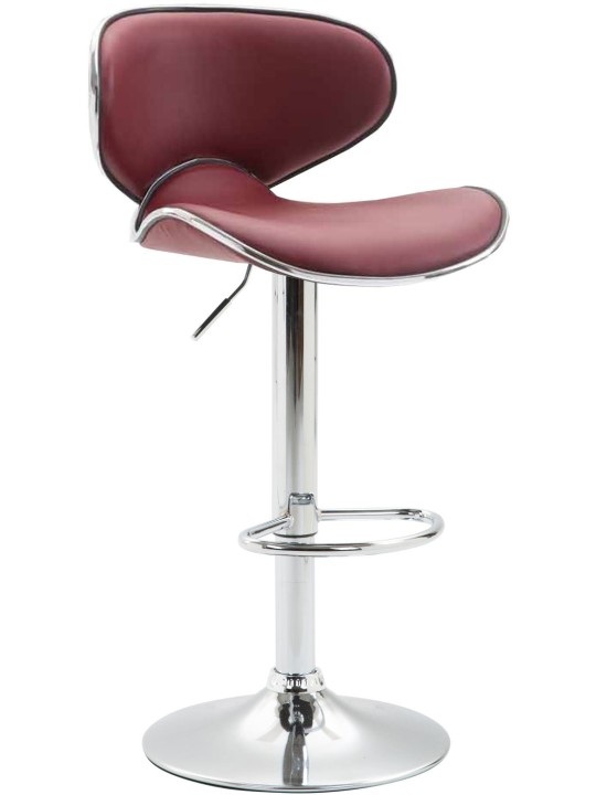 Bárszék Las Vegas V2 króm, bordó
