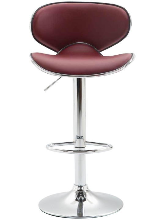 Bárszék Las Vegas V2 króm, bordó