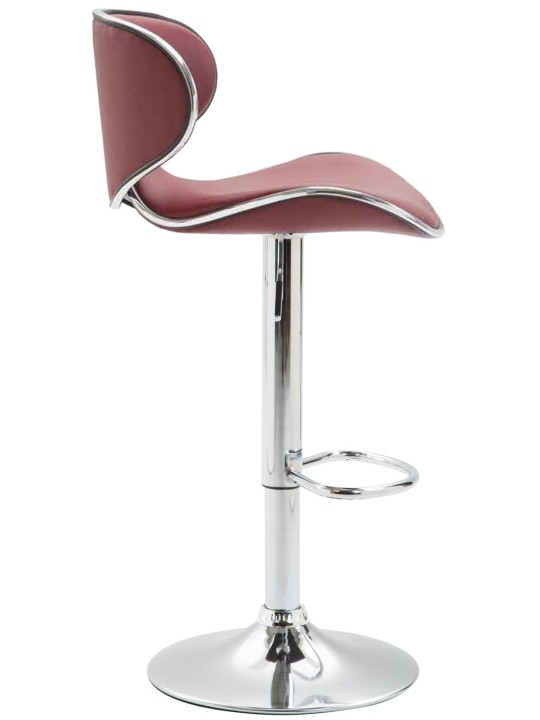 Bárszék Las Vegas V2 króm, bordó