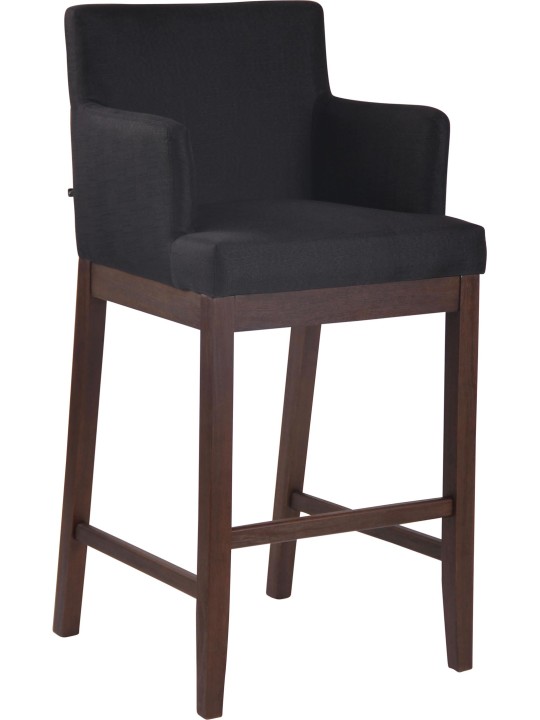 Bárszék Laredo szövet antik, fekete