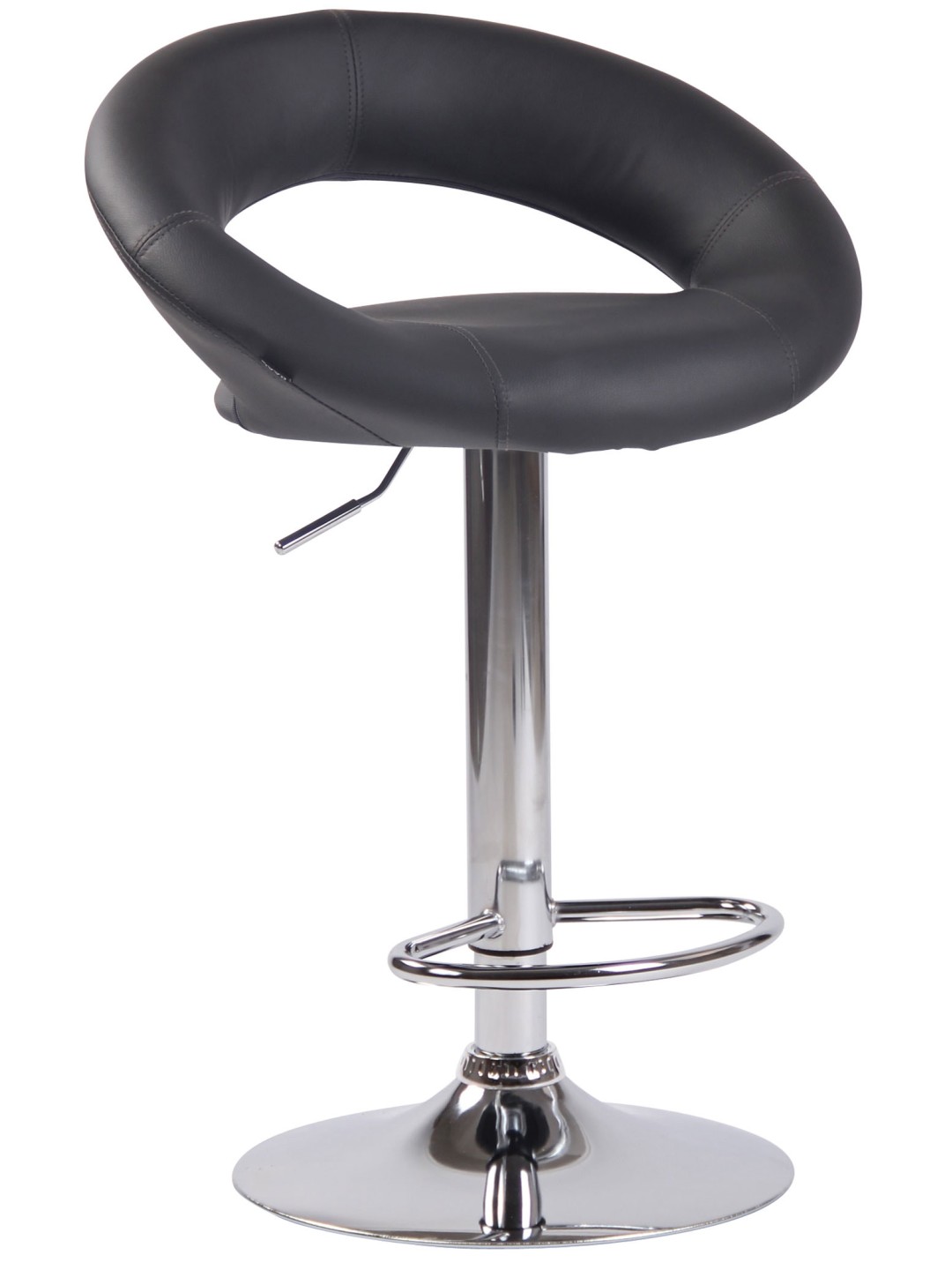 Bárszék Olinda műbőr króm, szürke