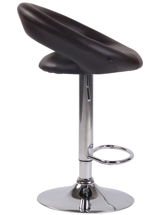 Bárszék Olinda műbőr króm, barna