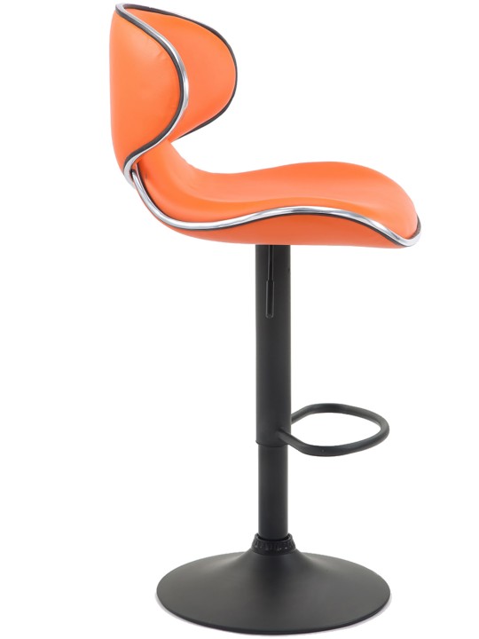 2 db Las Vegas V2 műbőr bárszék készlet, narancs