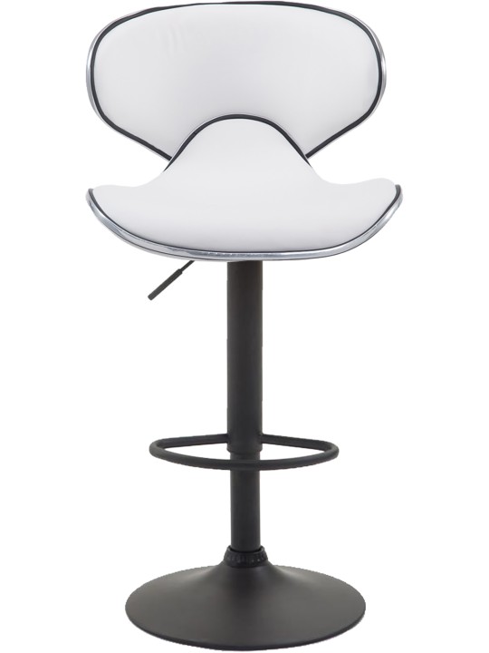 2 db Las Vegas V2 műbőr bárszék készlet, fehér