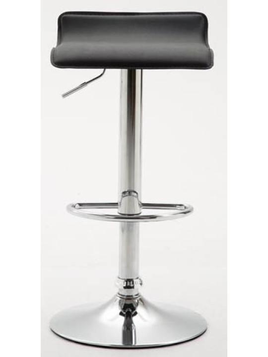 2 db bárszék szett Dyn V2 műbőr króm, fekete