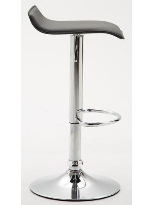 2 db bárszék szett Dyn V2 műbőr króm, fekete