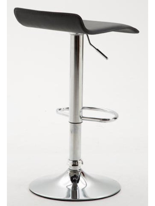 2 db bárszék szett Dyn V2 műbőr króm, fekete